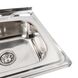 Кухонна мийка з нержавіючої сталі Platinum ПОЛІРОВКА 5050 (0,7/160 мм) 11725 фото 4