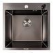 Кухонная мойка 50*50 PVD черная VOLCANIC VALESO Handmade (3,0/1,0) 23590 фото 1