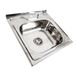 Кухонна мийка з нержавіючої сталі Platinum ПОЛІРОВКА 5050 (0,7/160 мм) 11725 фото 3