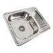 Кухонна мийка з нержавіючої сталі Platinum 5848 ПОЛІРОВКА (0,8/180 мм) 11530 фото 2