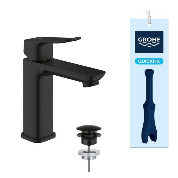Змішувач для раковини Grohe QuickFix Dice ES M-Size 1018362430 з донним клапаном CV036192 фото