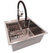 Комплект кухонної мийки Kraft KRF 5050 decor (3.0/1.0 мм) S4822 фото 3