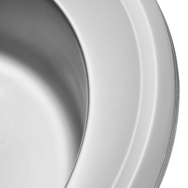 Кухонна мийка з нержавіючої сталі Valeso САТИН 490 (0,6/170 мм) 45751 фото