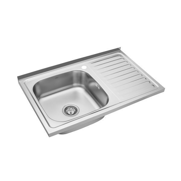 Накладная кухонная мойка Kroner KRP Satin - 5080L (0.8 мм) CV022820 фото