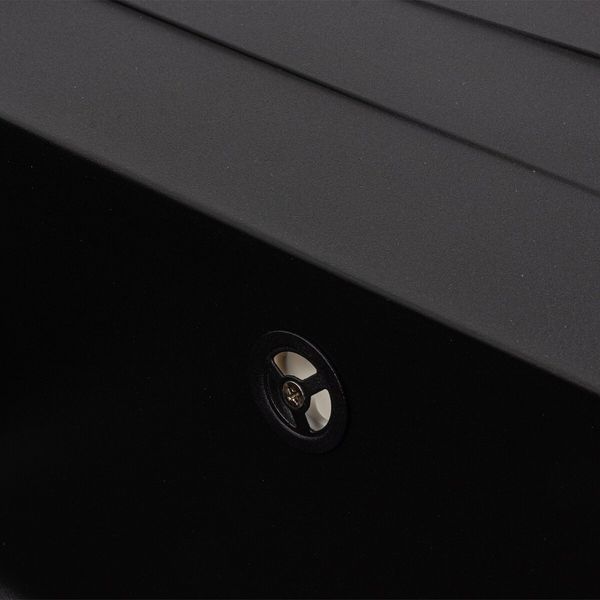 Кухонная мойка гранитная матовая 7050 CASCADA VALESO черная 48993 фото