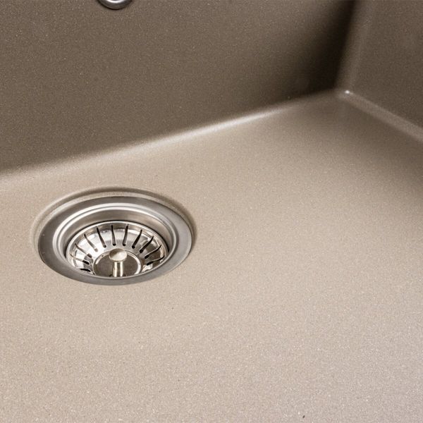 Гранитная мойка для кухни Platinum 7850 Bogema матовый Титан 40367 фото