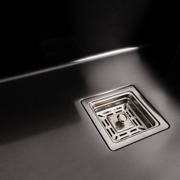Кухонна мийка Platinum Handmade 65*45 (650x450x230 мм) PVD чорна HSB 37672 фото