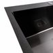 Кухонна мийка Platinum Handmade 65*45 (650x450x230 мм) PVD чорна HSB 37672 фото 4