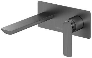 Смеситель для раковины (умывальника) KOHLMAN EXPERIENCE GRAPHITE + BOX скрытого монтажа * QW185EG фото