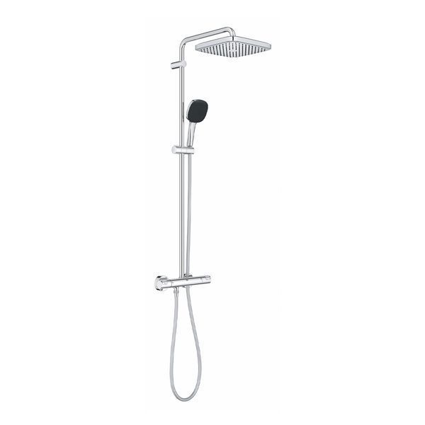 Душова система термостатична Grohe QuickFix Vitalio Comfort System 250 Cube 26696001 CV033235 фото