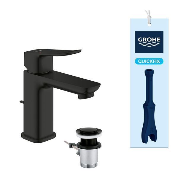 Змішувач для раковини Grohe QuickFix Dice S-Size 1018562430 з донним клапаном CV036196 фото