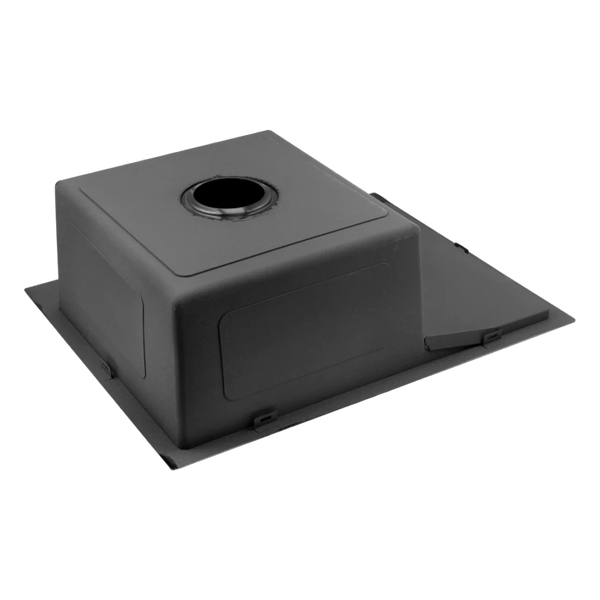 Комплект кухонної мийки Kroner Schwarze - 6350RHM PVD (3.0/1.0 мм) S4674 фото