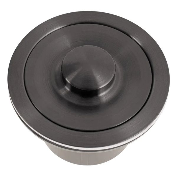 Чорний сифон для мийки на кухню з нержавійки з переливом 172 фото