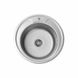 Кухонна мийка з нержавіючої сталі Platinum САТИН 490 (0,6/170 мм) 11539 фото 1
