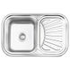 Кухонна мийка Lidz 7549 0,8 мм Micro Decor (LIDZ7549MICDEC) SD00041146 фото 1