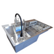 Комплект кухонной мойки Kraft Handmade HS R 780х480 (3.0/1.0 мм) S4924 фото 4