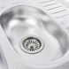Кухонна мийка з нержавіючої сталі Platinum ДЕКОР 7850D (0,8/180 мм) 11736 фото 6