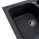 Гранитная мойка для кухни Platinum 7950 Equatoria матовый Графит 36391 фото 4