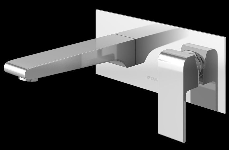 Смеситель для раковины (умывальника) KOHLMAN SAXO CHROME + BOX скрытого монтажа * QW185S фото