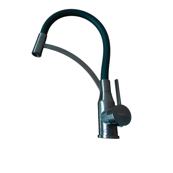 Комплект кухонної мийки Kraft HM 50х50 NANO BLACK PVD (3.0/1.0 мм) S3610 фото