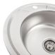 Кухонна мийка з нержавіючої сталі Platinum ДЕКОР 490 (0,6/170 мм) 11540 фото 4