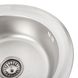 Кухонна мийка з нержавіючої сталі Platinum ДЕКОР 490 (0,6/170 мм) 11540 фото 3