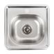 Кухонна мийка з нержавіючої сталі Platinum ДЕКОР 3838 (0,6/160 мм) 11739 фото 1