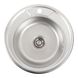 Кухонна мийка з нержавіючої сталі Platinum ДЕКОР 490 (0,6/170 мм) 11540 фото 1