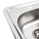 Кухонна мийка з нержавіючої сталі Platinum ДЕКОР 3838 (0,6/160 мм) 11739 фото 4
