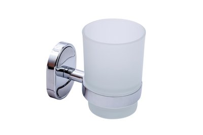 Склянка з тримачем для ванної кімнати Kroner KRM Elbe - ACG2906 CV022861 фото