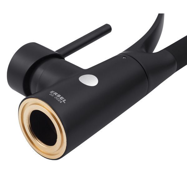 Комплект кухонной мойки Kraft&nbsp;HM&nbsp;NANO BLACK - 7848ALB&nbsp;PVD&nbsp;(3.0/1.0 мм) S3761 фото