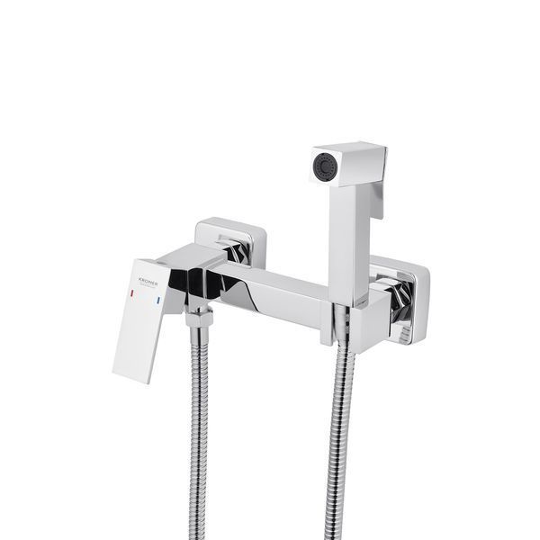 Набор для гигиенического душа со смесителем Kroner KRP Edelstahl Kubus - CHR052 CV031896 фото