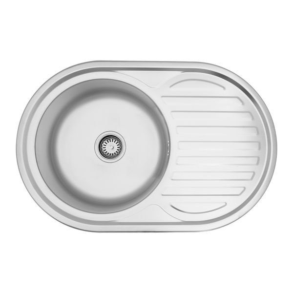 Кухонна мийка Kroner KRP Dekor - 7750 (0.8 мм) CV022784 фото