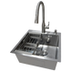 Комплект кухонної мийки Kraft KRF 5050 decor (3.0/1.0 мм) S3661 фото 1