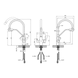 Комплект кухонной мойки Kraft HM 7546 NANO BLACK S3611 фото 9