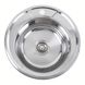 Кухонна мийка з нержавіючої сталі Platinum ПОЛІРОВКА 490 (0,6/170 мм) 11541 фото 1
