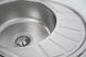 Кухонна мийка з нержавіючої сталі Platinum САТИН 5745 (0,6/170 мм) 11545 фото 3