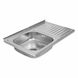 Кухонна мийка з нержавіючої сталі Platinum САТИН 8050 L (0,7/160 мм) 11742 фото 4