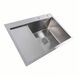 Кухонна мийка Platinum Handmade 65*50 R (квадратний сифон 3,0/1) 38087 фото 3