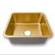 Золота мийка для кухні з нержавійки 45 см в стільницю Nett NG-4643 82 фото 1
