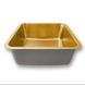 Золота мийка для кухні з нержавійки 45 см в стільницю Nett NG-4643 82 фото 2