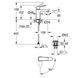 Змішувач для раковини Grohe QuickFix Dice ES S-Size 1018610000 з донним клапаном CV036203 фото 2