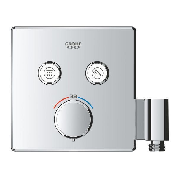 Душевая система скрытого монтажа термостатическая Grohe QuickFix Precision SmartControl Cube 34876000 CV033248 фото
