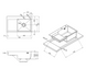 Комплект кухонної мийки Kraft Handmade HS L 780х480 (3.0/1.0 мм) S3663 фото 9