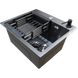 Комплект кухонної мийки Kraft KRF 4540 NANO BLACK (DECOR) PVD (3.0/1.0 мм) S3763 фото 7