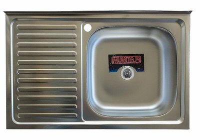 Кухонна мийка з нержавіючої сталі Platinum САТИН 8050 R (0,5/160 мм) 11557 фото