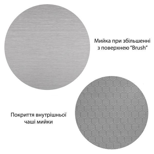 Комплект кухонна мийка Kroner Derby-5050HM Brush + cушарка для посуду Kroner Matte-GRA4333-2 + змішувач Edelstahl Klassisch-ESG035 + дозатор Spender-016 CVS30143 фото