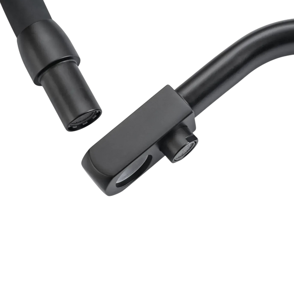 Комплект кухонної мийки Kraft NANO BLACK PVD HS 500х500мм (3.0/1.0 мм)+Змішувач для кухні з підключенням до фільтра Pllen&oacute; Lazio ST19 nero S6220 фото