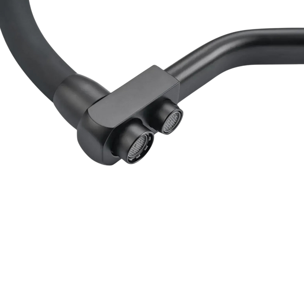 Комплект кухонної мийки Kraft NANO BLACK PVD HS 500х500мм (3.0/1.0 мм)+Змішувач для кухні з підключенням до фільтра Pllen&oacute; Lazio ST19 nero S6220 фото