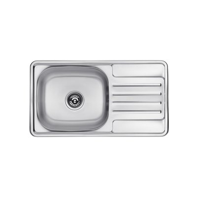 Кухонна мийка Kroner KRP Satin - 7642 (0.8 мм) CV025282 фото